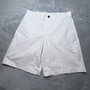 Lululemon Commission Shorts Mens 32 Khaki Tan 9" Inseam Chino Golf Performance